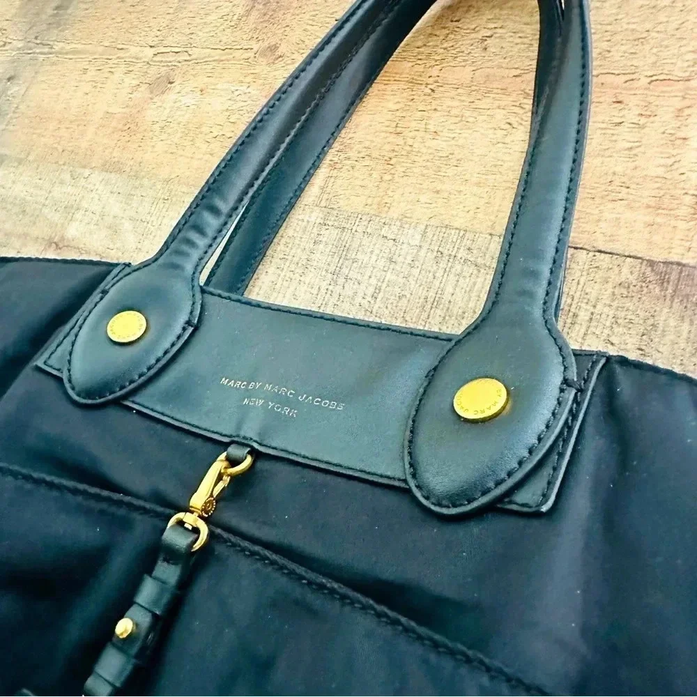 Marc by Marc Jacobs Preppy Nylon/Leather Eliz-a-baby Diaper Bag